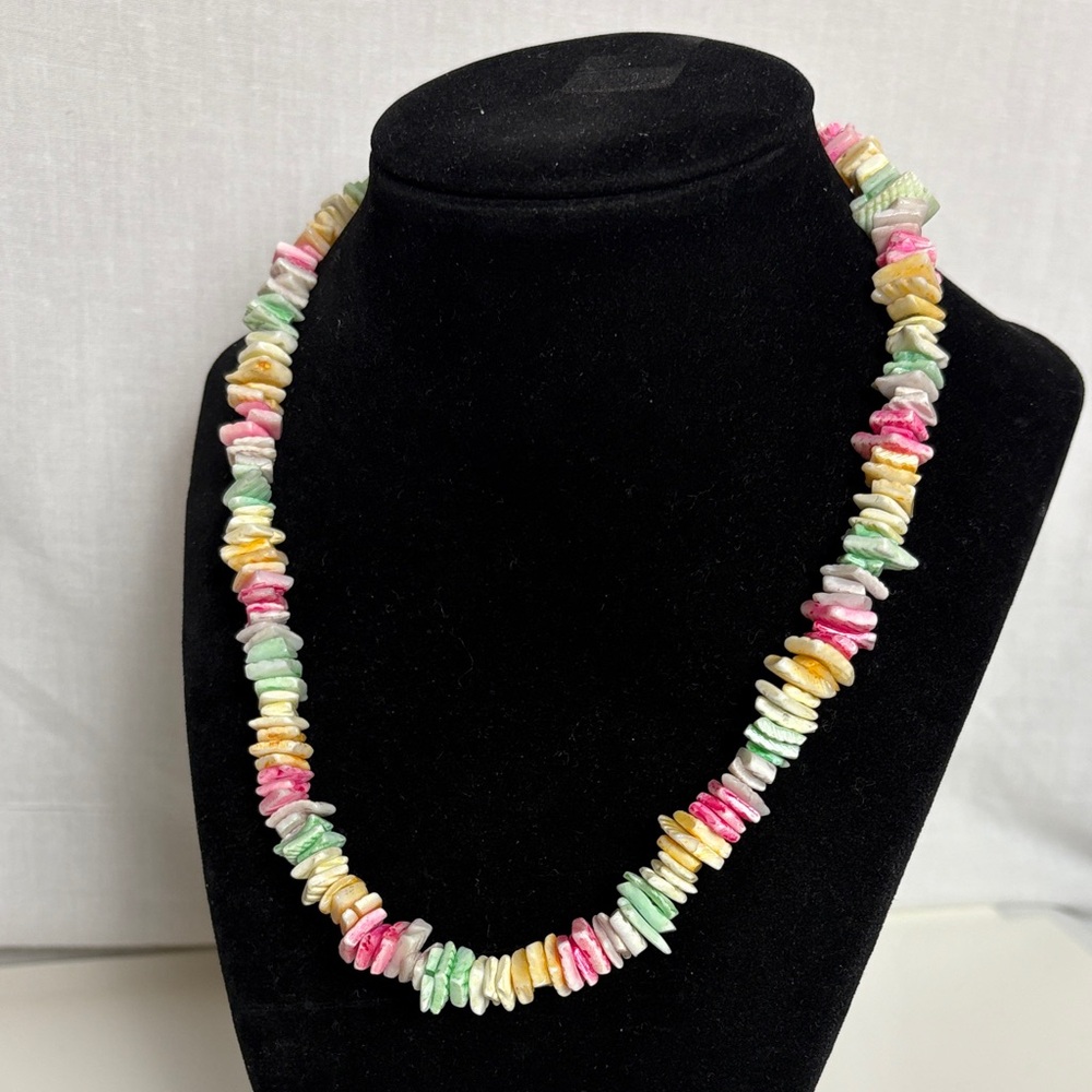 Multicolor Shell Necklace - Picture 1 of 11